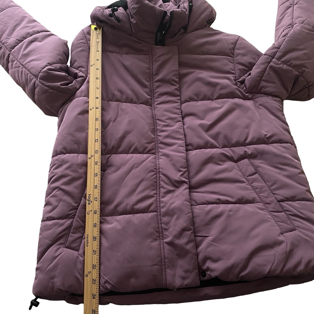 Free Country Freecycle Puffer Jacket Water Resistant Size M Purple Hoodie NWT - Picture 8 of 8